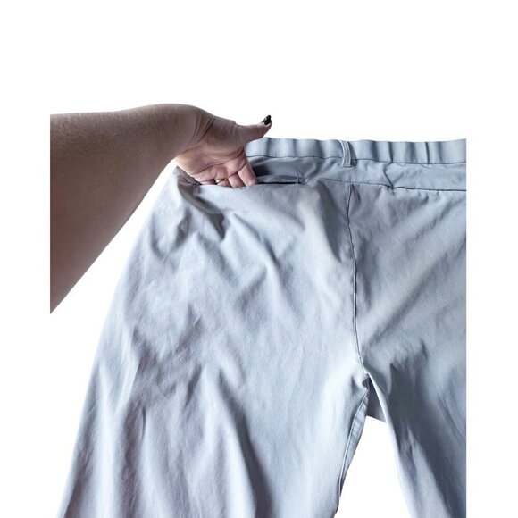 Fabletics Mens 42x30 (Act 41 X 27.5) The Only Pant Shadow Gray Performance Pants - Picture 8 of 9